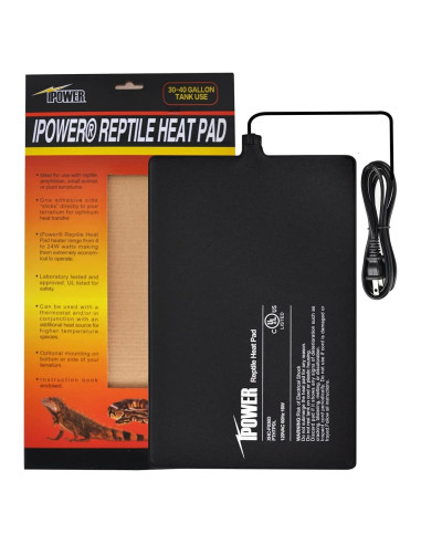 Almohadilla Térmica para Reptiles iPower 20x30cm 16W