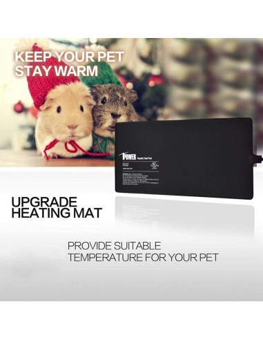 Almohadilla Térmica para Reptiles iPower 20x30cm 16W