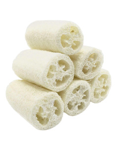 Esponjas Exfoliantes de Luffa Orgánica MAYMII - Paquete de 6