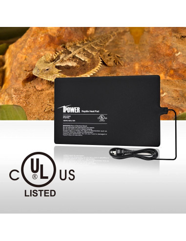 Almohadilla Térmica para Reptiles iPower 20x30cm 16W