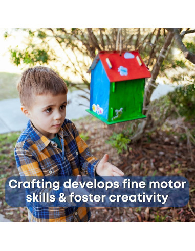 12 Kits de Casa para Pájaros CRAFTY HAPPITOYS - Manualidades DIY