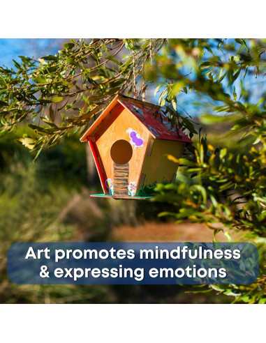 12 Kits de Casa para Pájaros CRAFTY HAPPITOYS - Manualidades DIY