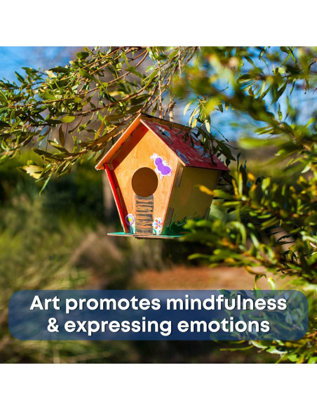 12 Kits de Casa para Pájaros CRAFTY HAPPITOYS - Manualidades DIY