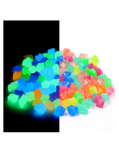 Piedras Brillantes para Acuarios Oubest 300Pc 1.4cm Decoración