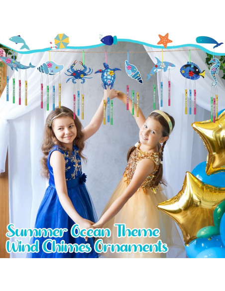 Kit de Manualidades 128 Piezas Anglechic Campanas de Viento