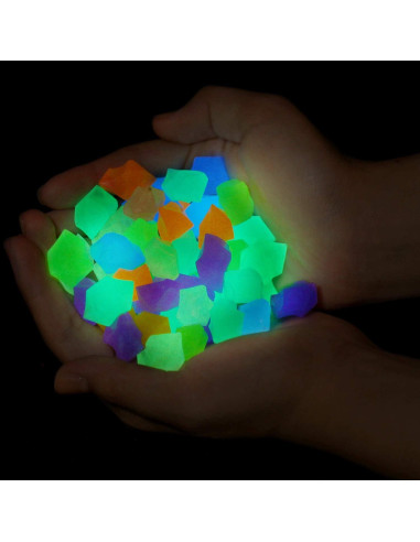 Piedras Brillantes para Acuarios Oubest 300Pc 1.4cm Decoración