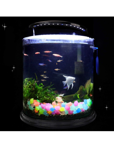 Piedras Brillantes para Acuarios Oubest 300Pc 1.4cm Decoración