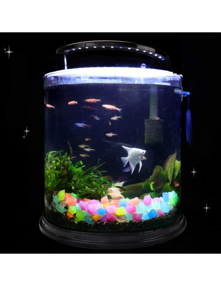 Piedras Brillantes para Acuarios Oubest 300Pc 1.4cm Decoración