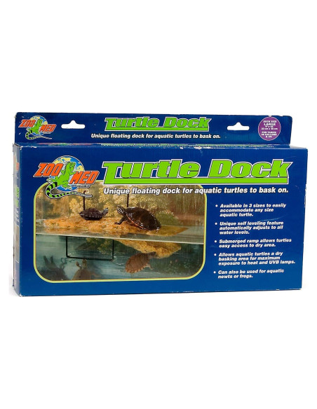 Muelle Flotante para Tortugas Zoo Med TD30 - Auto Nivelación
