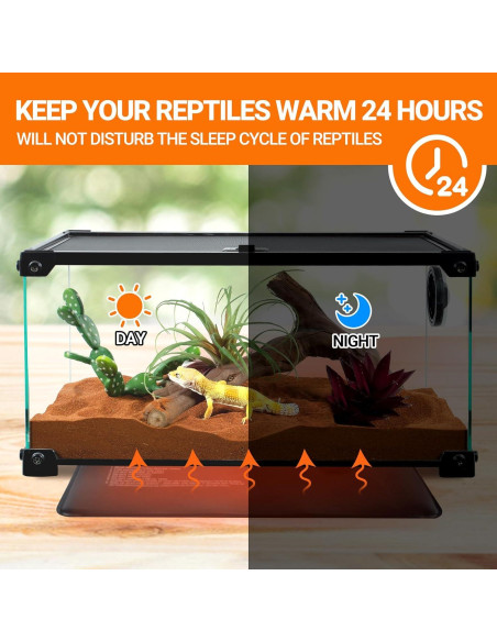 Almohadilla Térmica para Reptiles REPTI ZOO 20x30 cm 24W