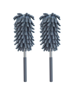 Paquete de 2 Plumeros de Microfibra BAIDOON 76.2 cm Lavables