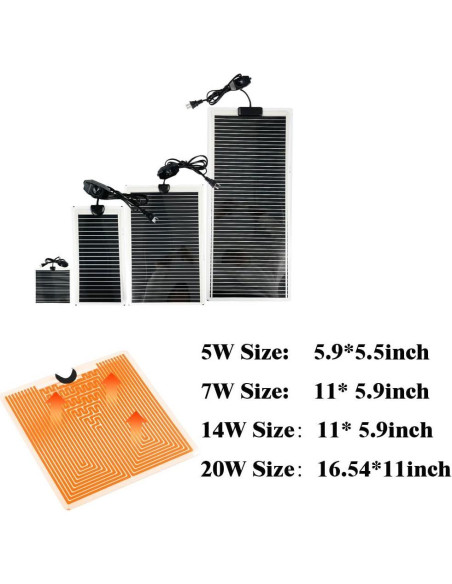 Alfombrilla Térmica para Reptiles Forfuture-go 5W 15x14cm