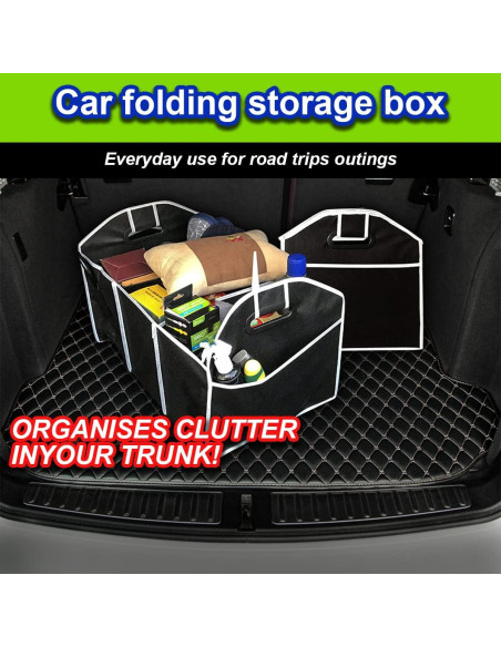 Organizador de Maletero de Coche 8sanlione Plegable Impermeable