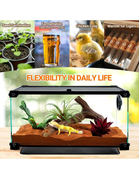 Almohadilla Térmica para Reptiles REPTI ZOO 20x30 cm 24W