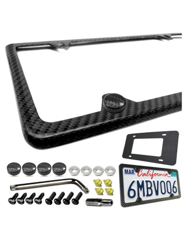 Marco de Placa de Licencia BGGTMO Fibra de Carbono 31.2x16cm