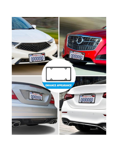 Marco de Placa de Licencia BGGTMO Fibra de Carbono 31.2x16cm