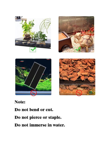 Alfombrilla Térmica para Reptiles Forfuture-go 5W 15x14cm