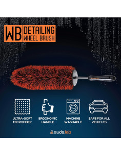 Cepillo de Ruedas Suds Lab 44.96 cm Microfibra Reutilizable 2