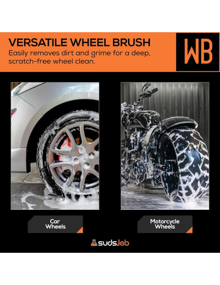 Cepillo de Ruedas Suds Lab 44.96 cm Microfibra Reutilizable