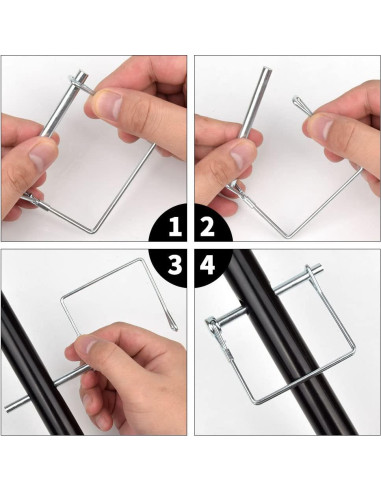 15 Pasadores de Enganche de Remolque Comonc 6.3mm x 100mm