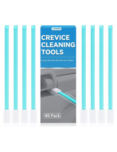 40 Cepillos de Limpieza de Grietas Lumkew - Desechables y Reutilizables