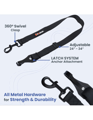 Arnés de Cinturón de Seguridad para Perros 4Knines