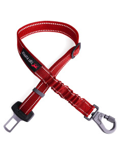 Cinturón de Seguridad para Perros Tuff Pupper Rojo Ajustable
