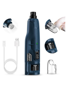 Molinillo de Uñas para Perros Casfuy N65 Silencioso 6 Velocidades