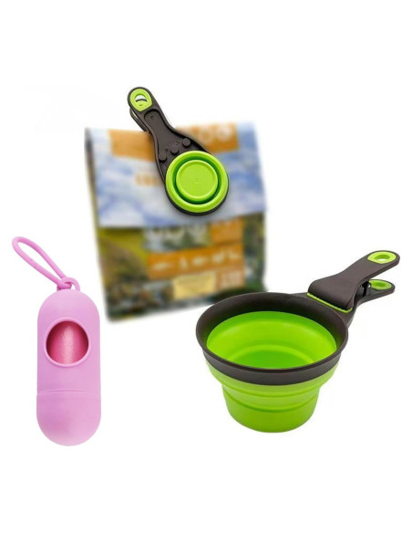 Cuchara Medidora Plegable SESAWILLIAM para Mascotas 473ml