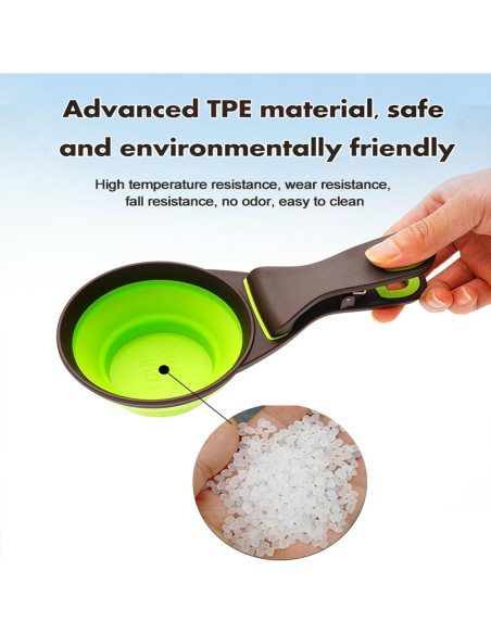 Cuchara Medidora Plegable SESAWILLIAM para Mascotas 473ml