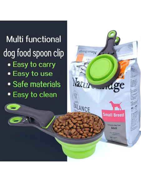 Cuchara Medidora Plegable SESAWILLIAM para Mascotas 473ml