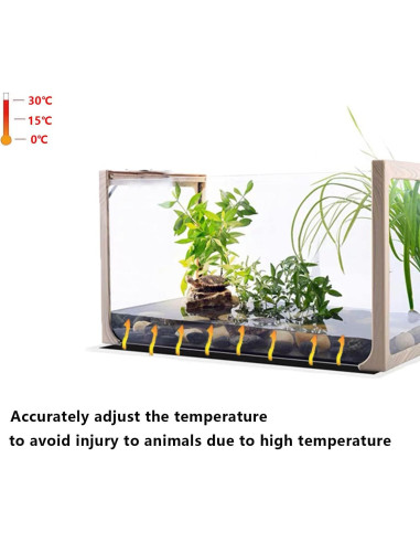 Alfombrilla Térmica para Reptiles FIPASEN 20W 27.94x42cm 2PCS