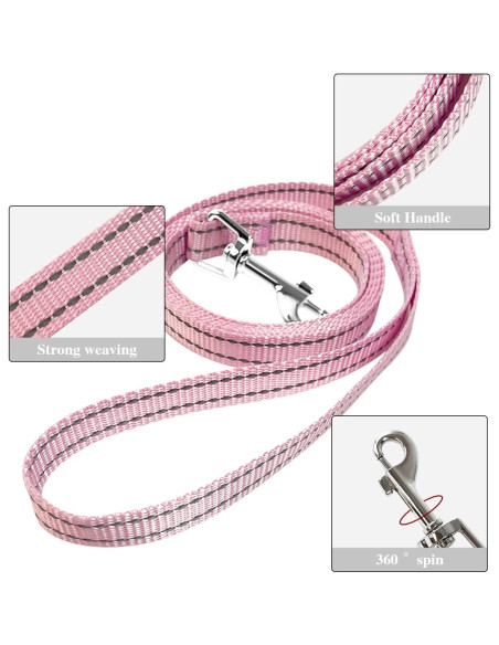 Conjunto Arnés y Correa para Perros YIMEIS Rosa Pequeño Conjunto Arnés y Correa para Perros YIMEIS Rosa Pequeño