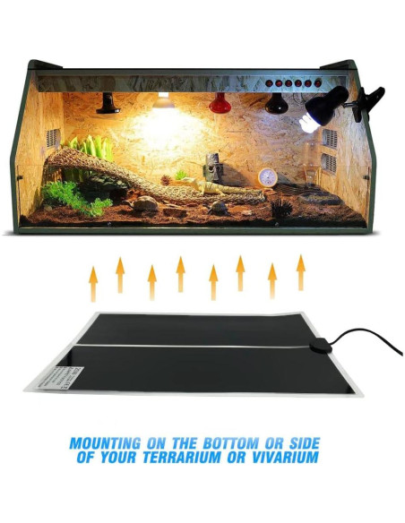 Alfombrilla Térmica para Reptiles FIPASEN 20W 27.94x42cm 2PCS