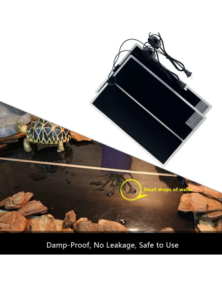 Alfombrilla Térmica para Reptiles FIPASEN 20W 27.94x42cm 2PCS