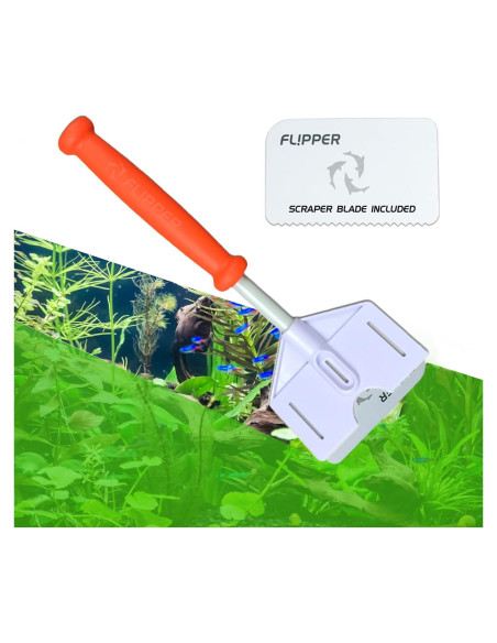 Raspador de Algas FL!PPER 25.4 cm para Acuarios de Vidrio
