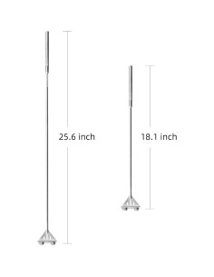 Raspador de Algas Kirecoo 65 cm Acero Inoxidable para Acuarios 2