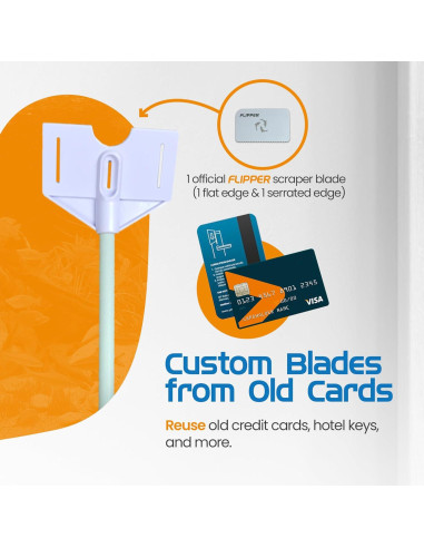 Raspador de Algas FL!PPER 25.4 cm para Acuarios de Vidrio