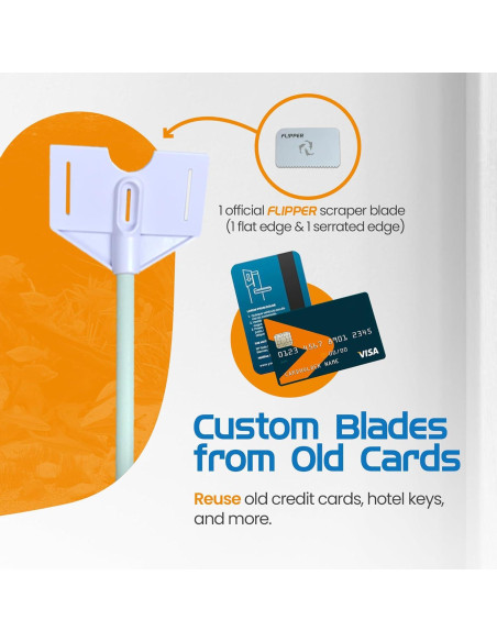 Raspador de Algas FL!PPER 25.4 cm para Acuarios de Vidrio