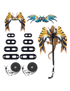 Juego de Arnés y Correa para Reptiles COMSUN - 8 Piezas Ajustables