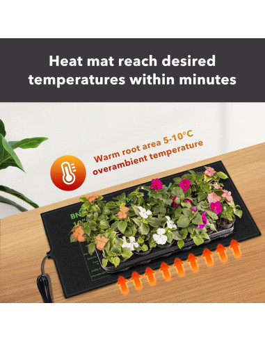 Almohadilla Térmica BN-LINK 10x20.75" para Plántulas