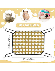 Hamaca para Mascotas Shappy 5 Piezas 40x50 cm Lino Clásica 2