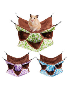 Hamaca Colgante para Mascotas Pequeñas Weewooday 3 Niveles