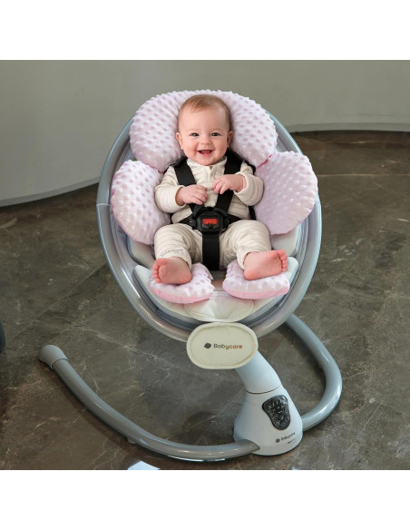 Soporte para Cabeza y Cuello Pro Goleem Rosa 2 en 1 para Bebés