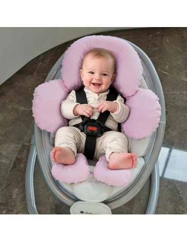 Soporte para Cabeza y Cuello Pro Goleem Rosa 2 en 1 para Bebés