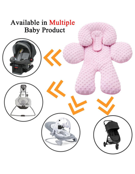 Soporte para Cabeza y Cuello Pro Goleem Rosa 2 en 1 para Bebés
