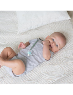 Clip de Chupete de Silicona TenderBabe - Paquete de 6 Neutrales 2