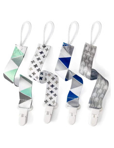 Clip para Chupete PandaEar Universal - Paquete de 4 Seguros