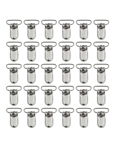 25 Clips de Suspensión Marrywindix para Chupetes y Baberos