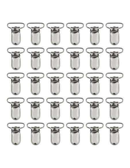 25 Clips de Suspensión Marrywindix para Chupetes y Baberos